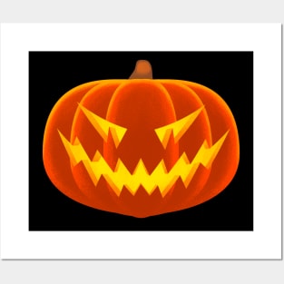 Spooky Pumpkin Posters and Art